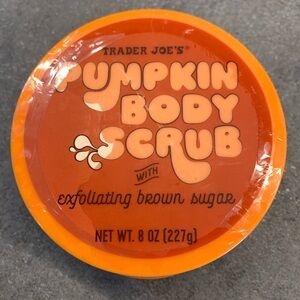 ONE Trader Joe’s Pumpkin Spice Body Butter Sugar Bath Exfoliating Scrub Tub